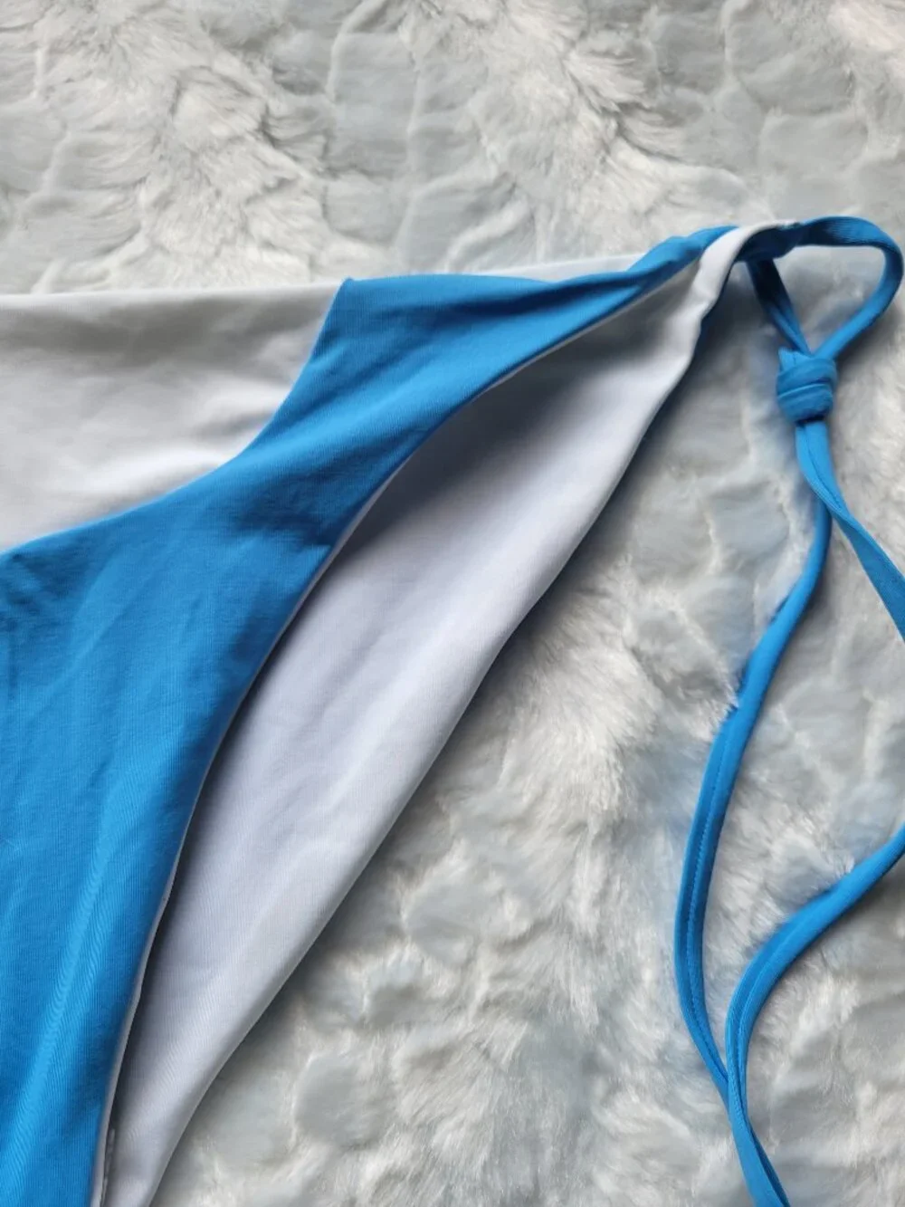 L*Space Bikini Bottom Women's XL Swim Blue Dani  Classic String Swimwear  NWOT